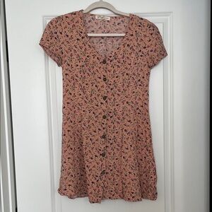 Floral Button-Down Dress